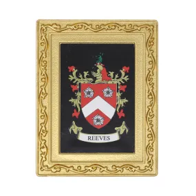 Coat Of Arms Fridge Magnet Reeves
