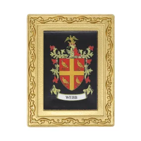 Coat Of Arms Fridge Magnet Webb