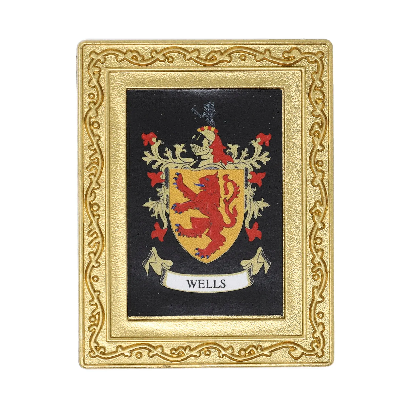 Coat Of Arms Fridge Magnet Wells
