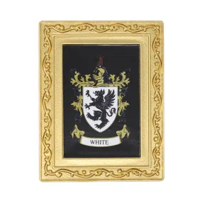 Coat Of Arms Fridge Magnet White