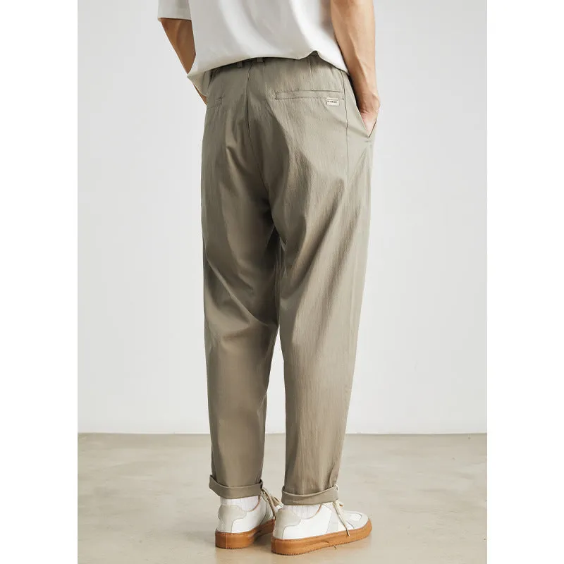 Cool Tencel Pants Summer Thin Casual Pants