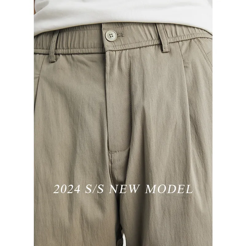 Cool Tencel Pants Summer Thin Casual Pants