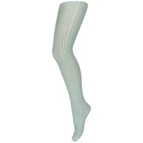 Cotton Rib Tights in Granite Green by MP Denmark