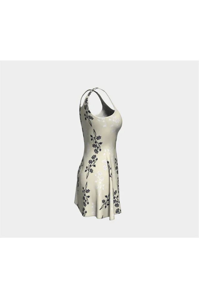 Custard Floral Dream Flare Dress