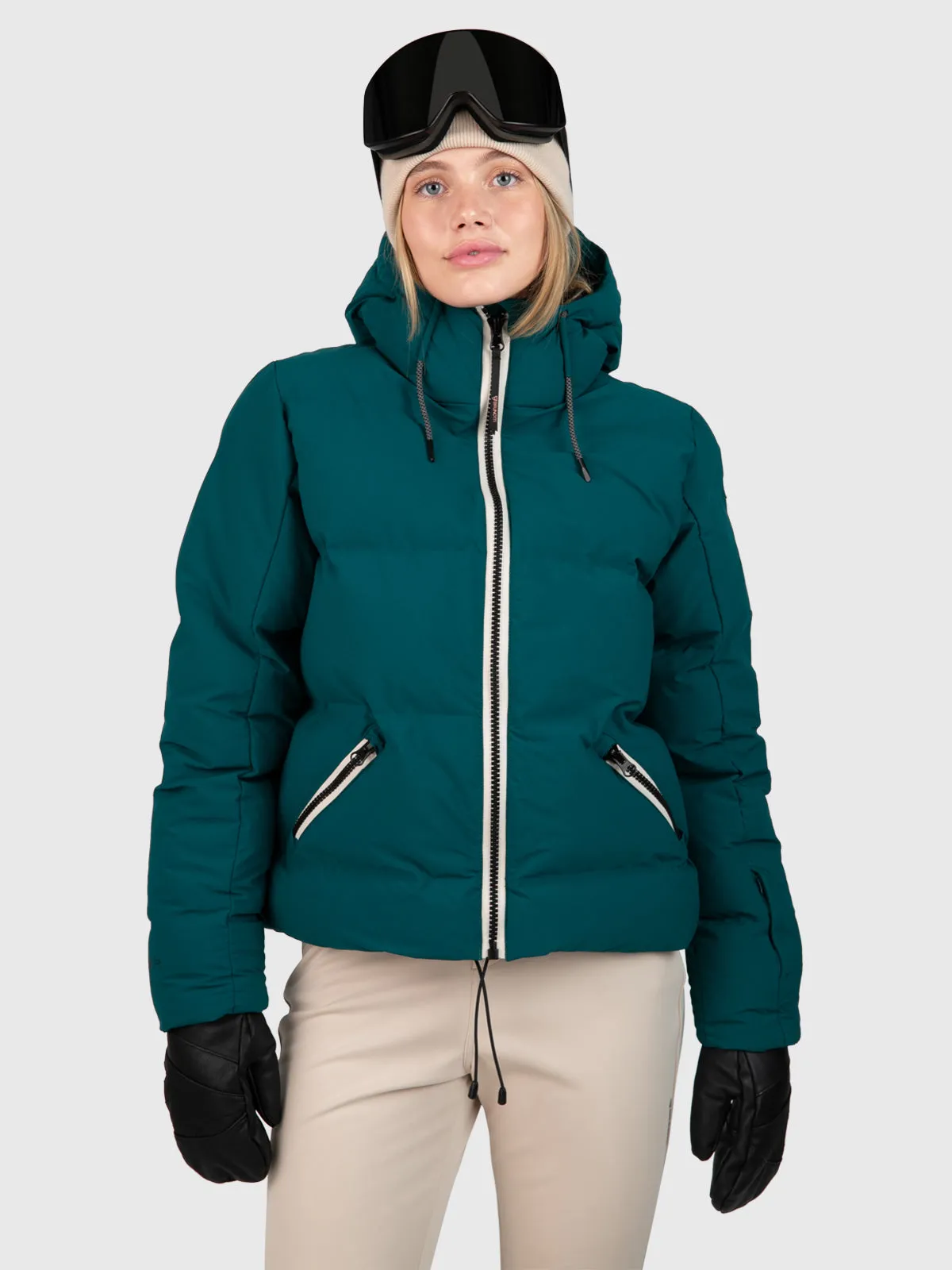 Cypress Women Puffer Snow Jacket | Evergreen