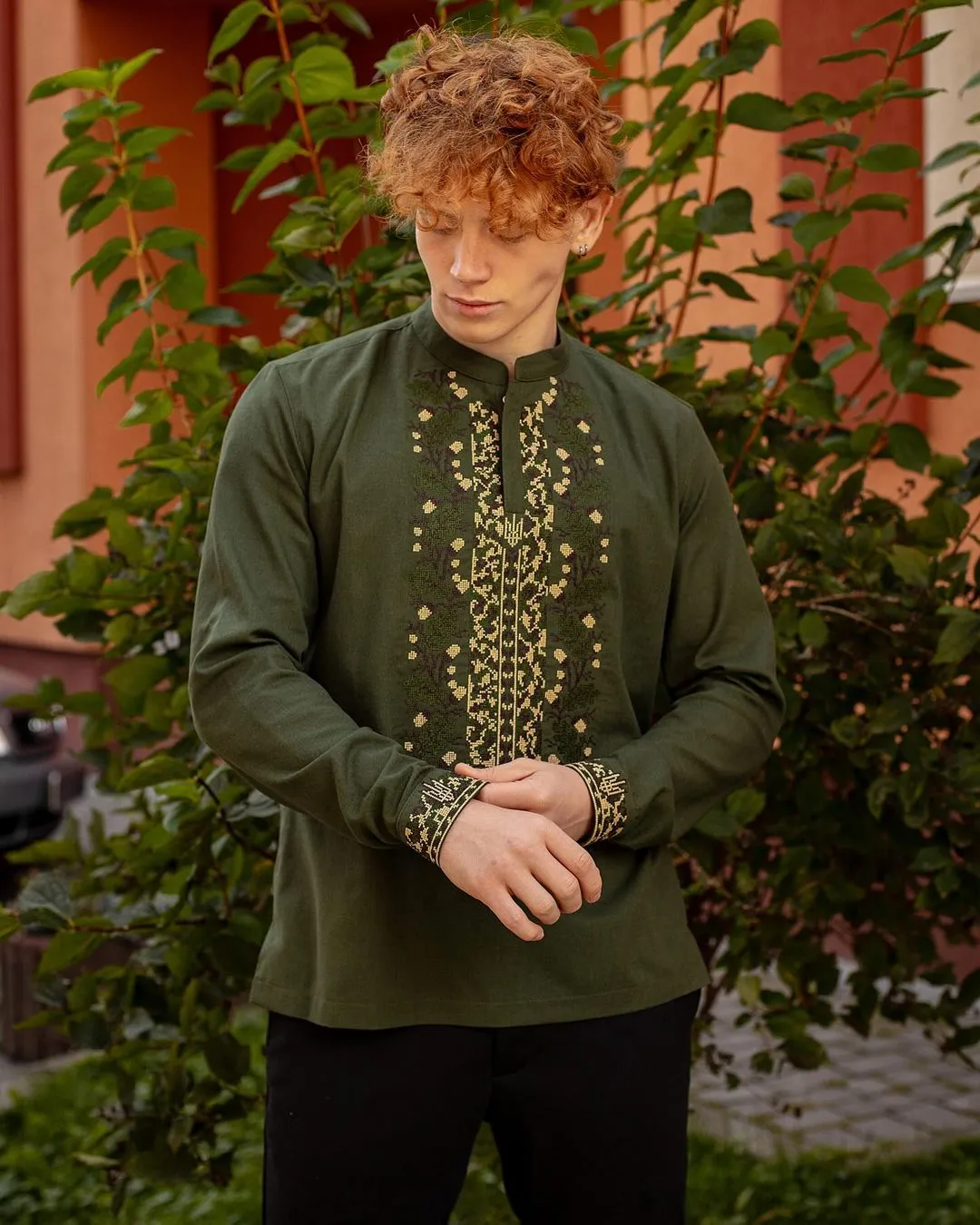 Designer men's vyshyvanka shirt