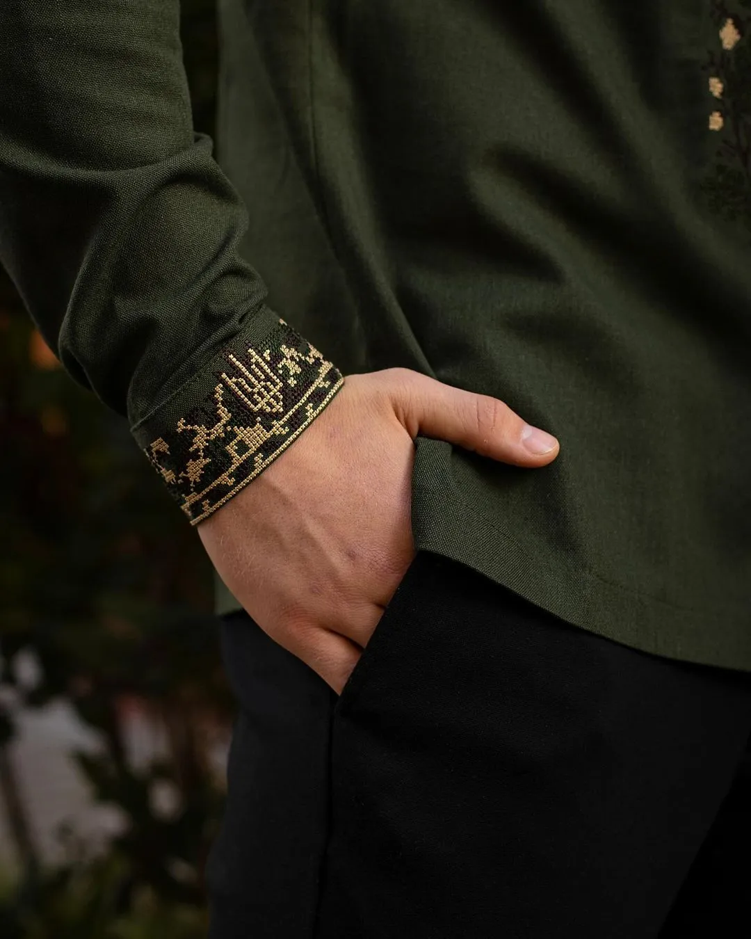 Designer men's vyshyvanka shirt