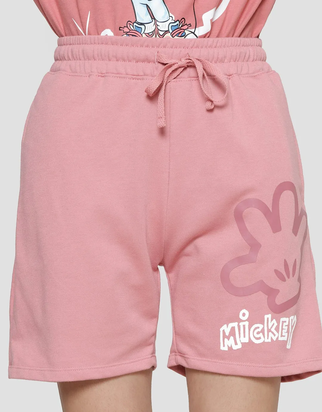Disney Basic Print Mickey Mouse Celana Pendek Wanita