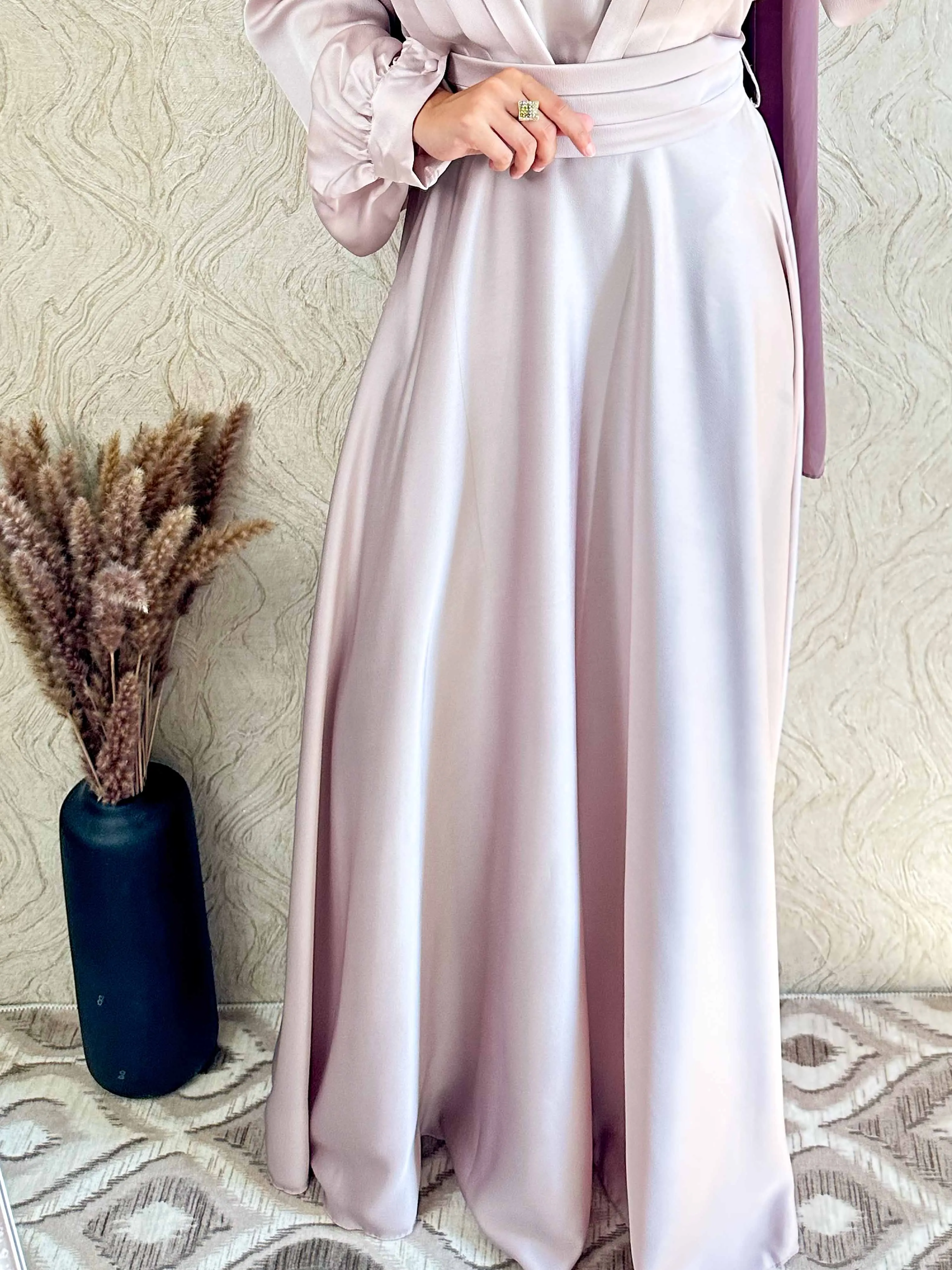 DMN Satin Pleat Top Dress