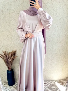 DMN Satin Pleat Top Dress