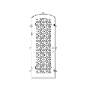 'DNA' Door - Single Mini Arch | Customize