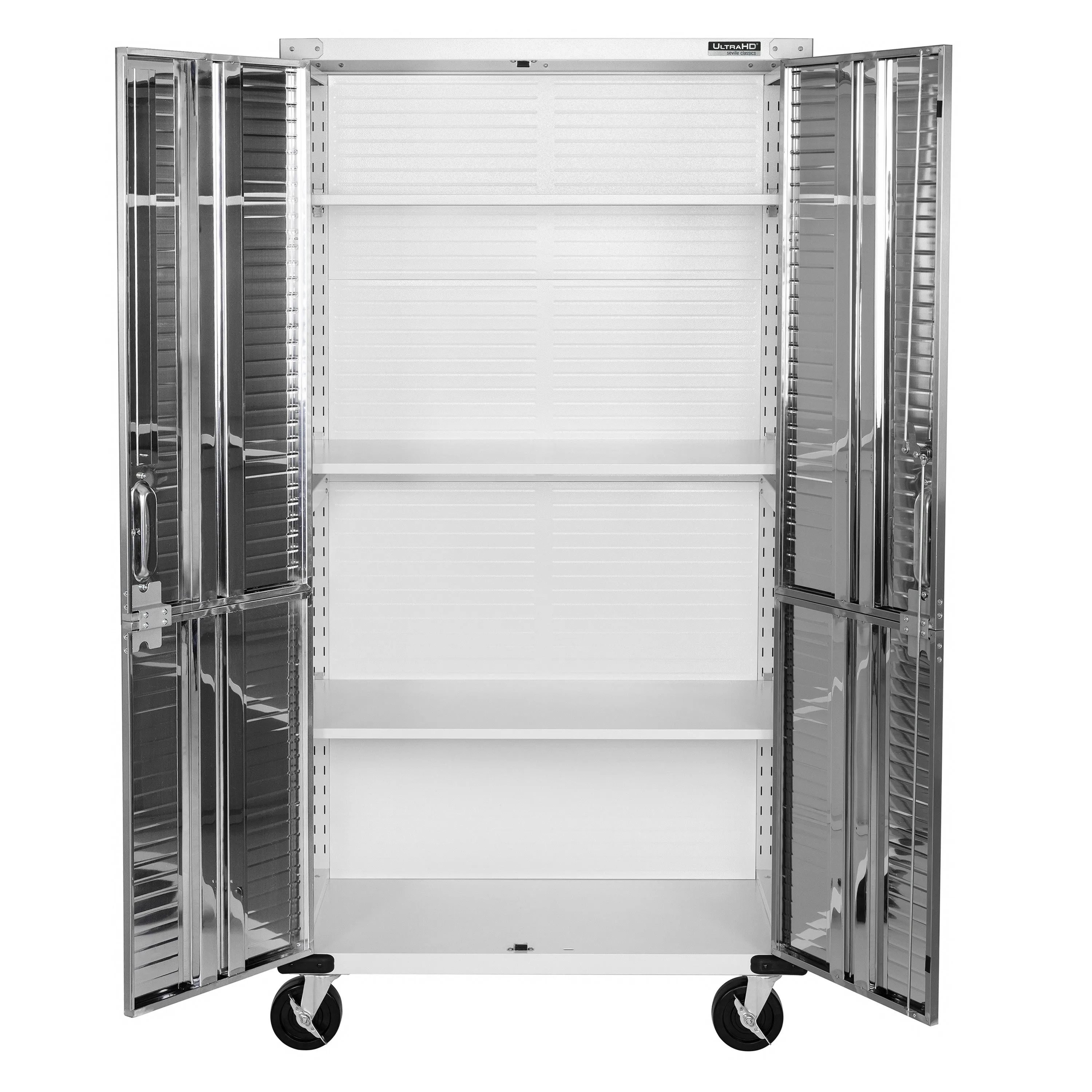 Extra Shelves for UltraHD® Rolling Storage Cabinet (UHD20133), White Color, 2-Pack