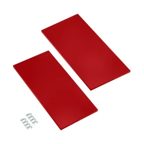 Extra Shelves for UltraHD® Rolling Storage Cabinet (UHD20153), Red, 2-Pack