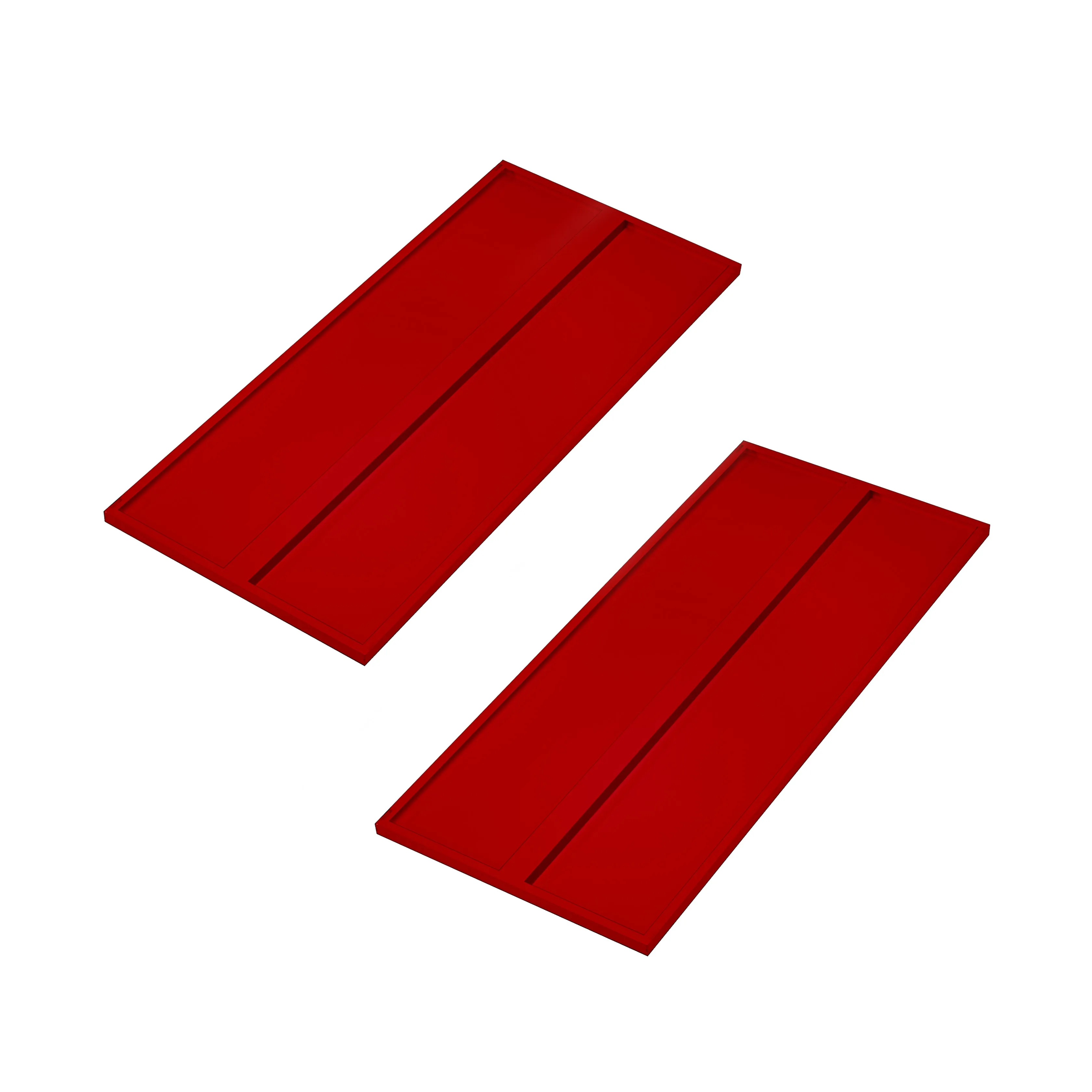 Extra Shelves for UltraHD® Rolling Storage Cabinet (UHD20153), Red, 2-Pack