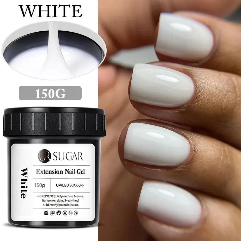 French Milky White Nail Extension Gel Kit: Bespoke Beauty at Your Fingertips