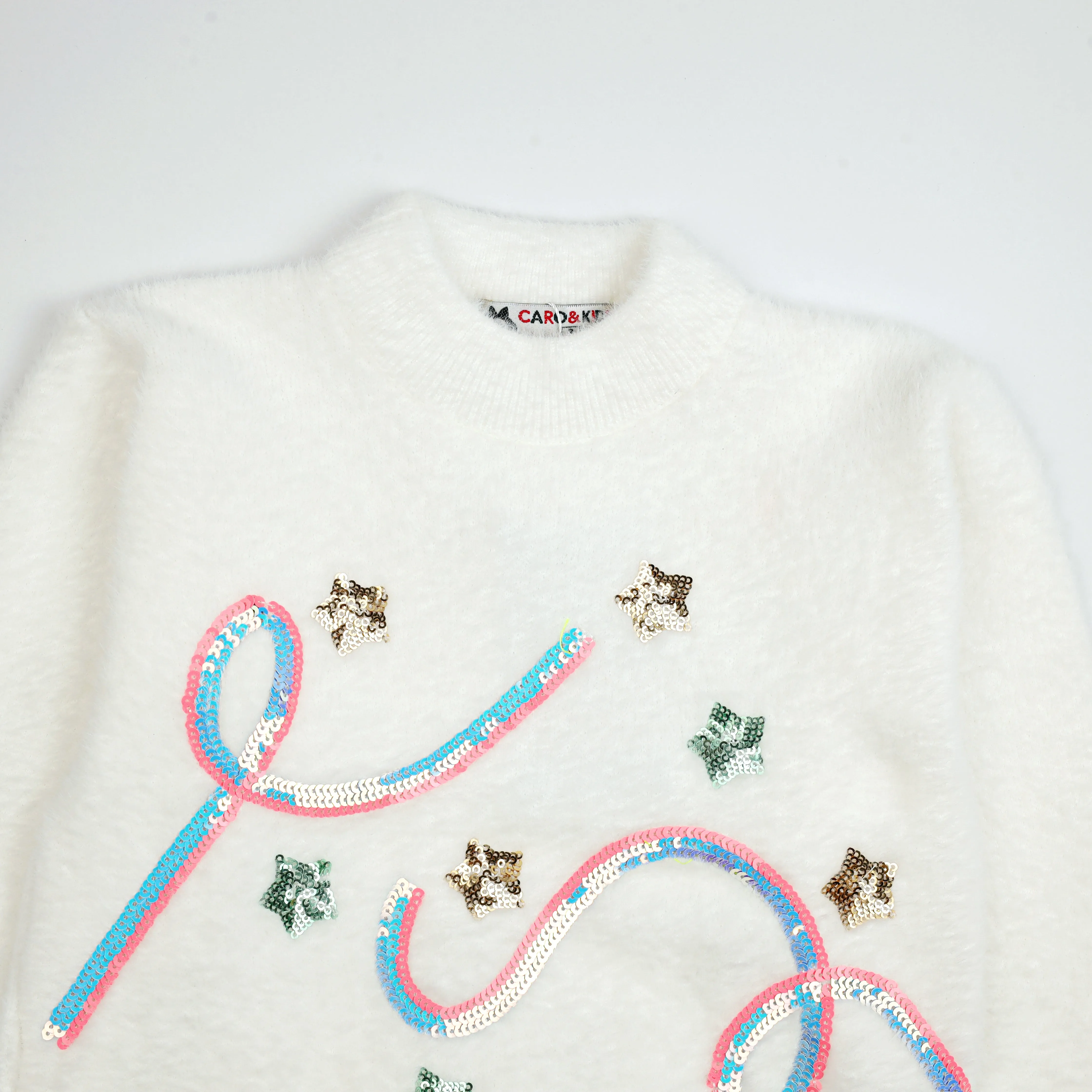 Girl Pullover white 1252