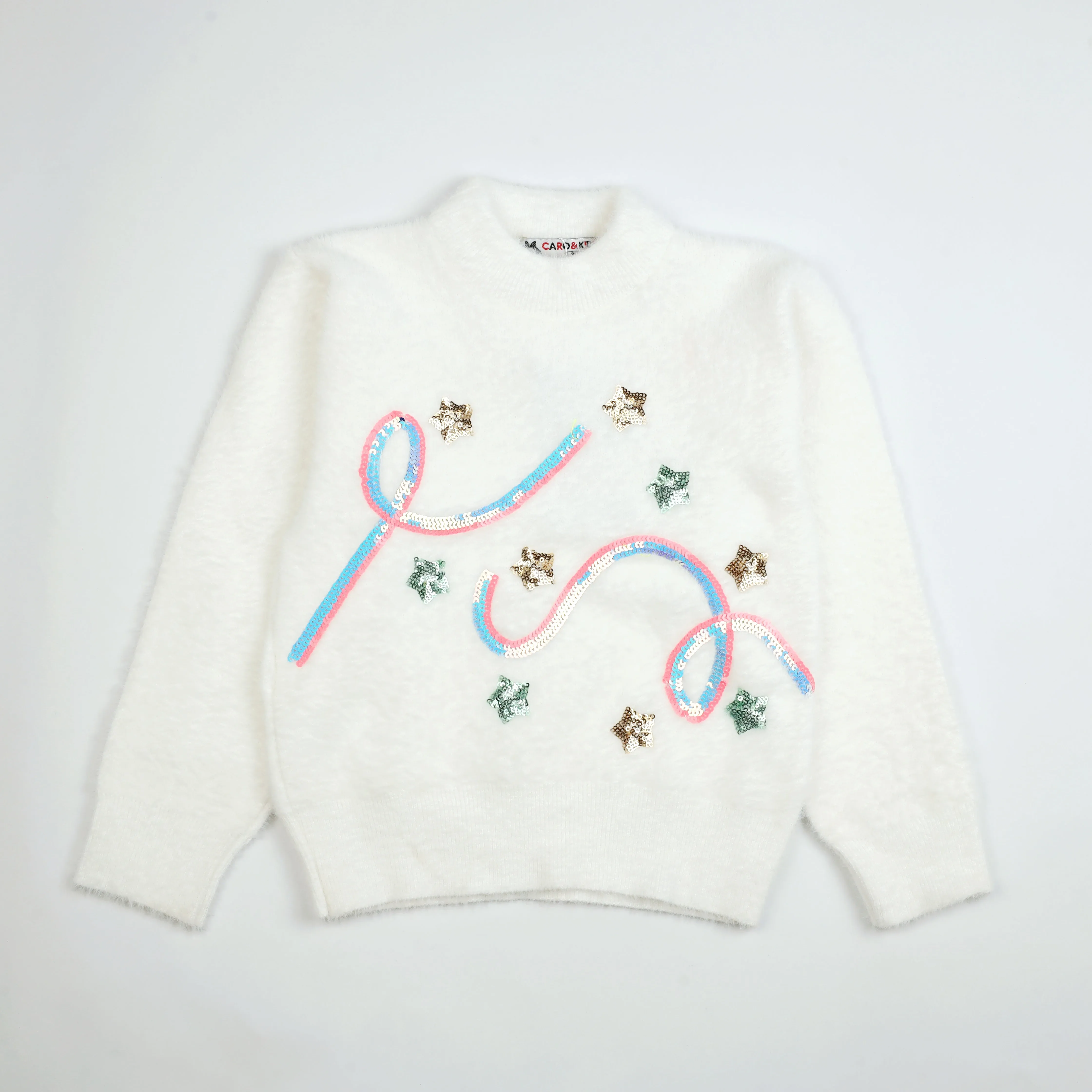 Girl Pullover white 1252