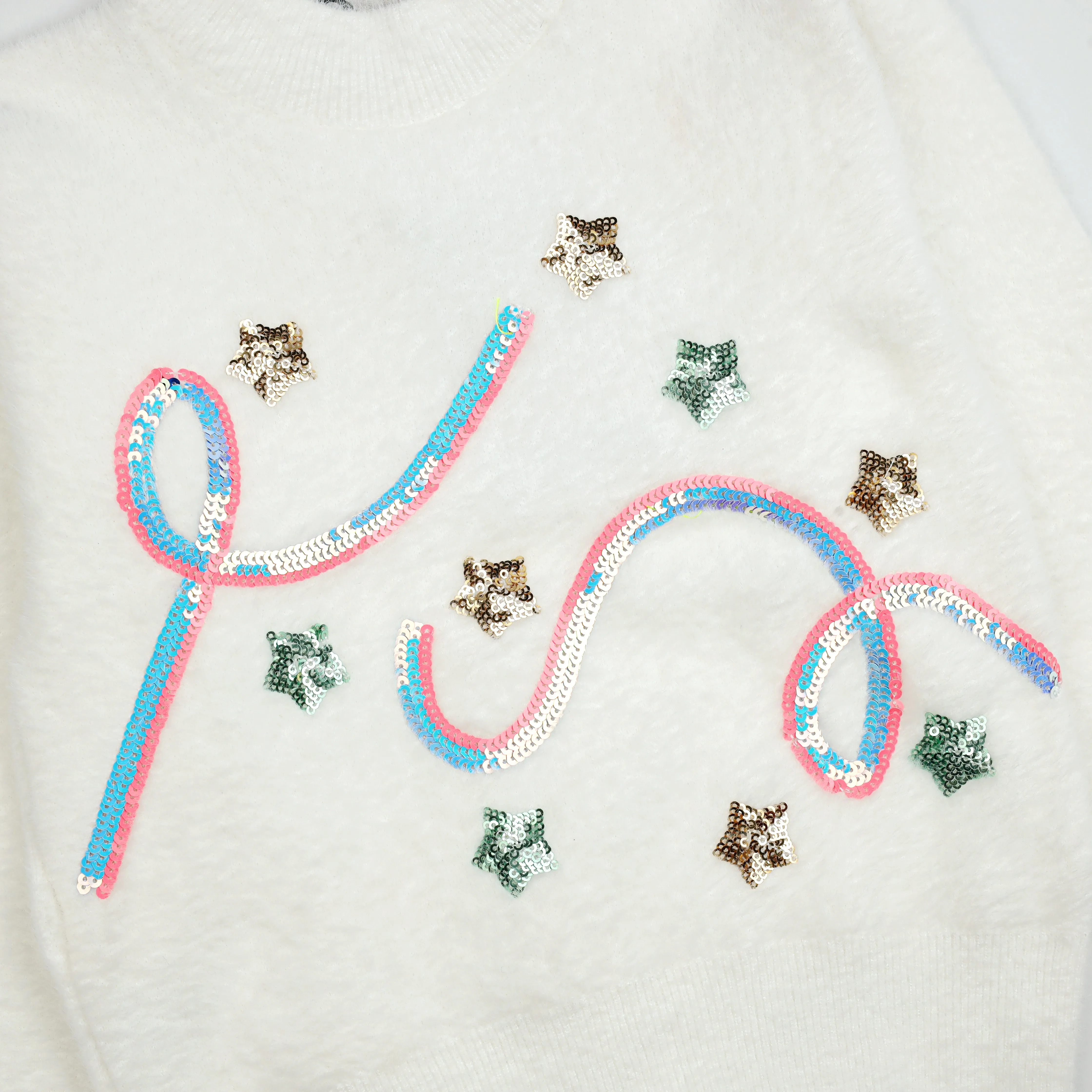 Girl Pullover white 1252