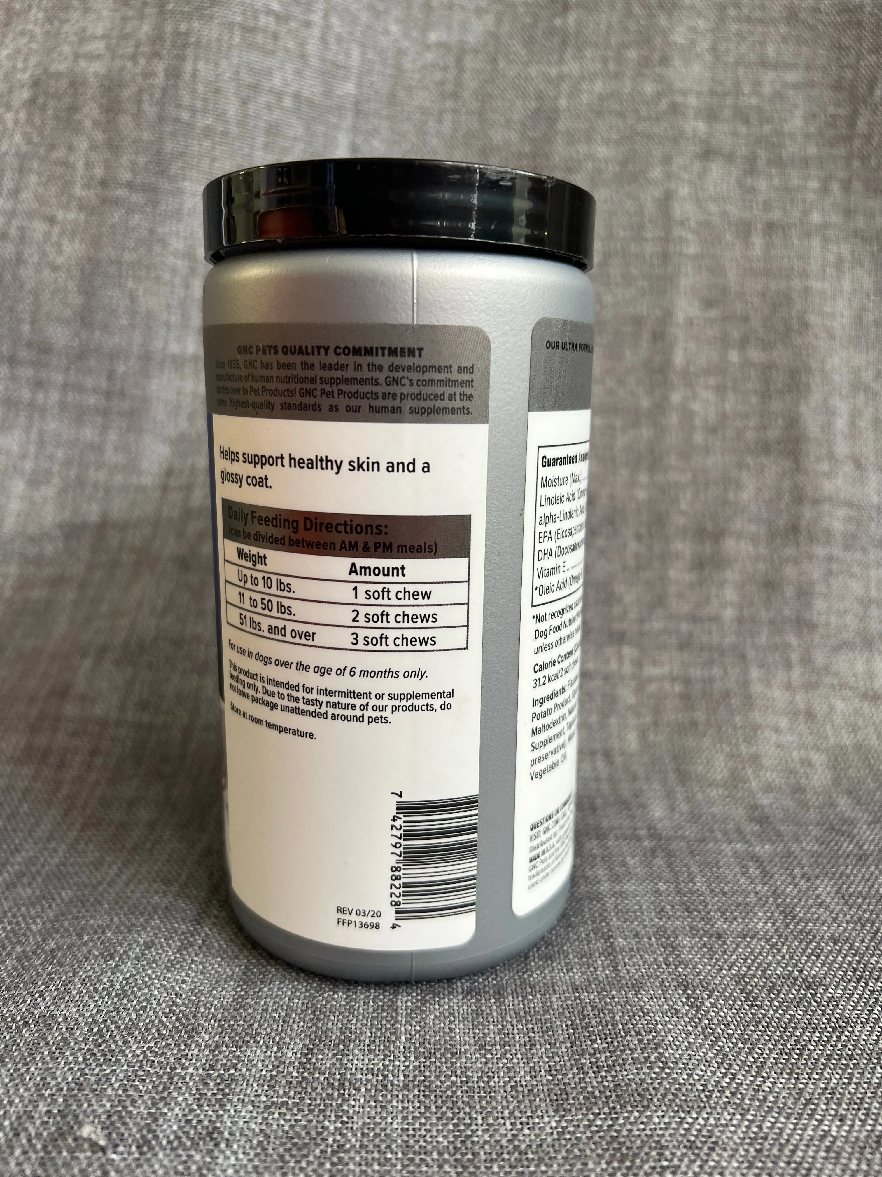 GNC Skin and Coat Pet Vitamins - New
