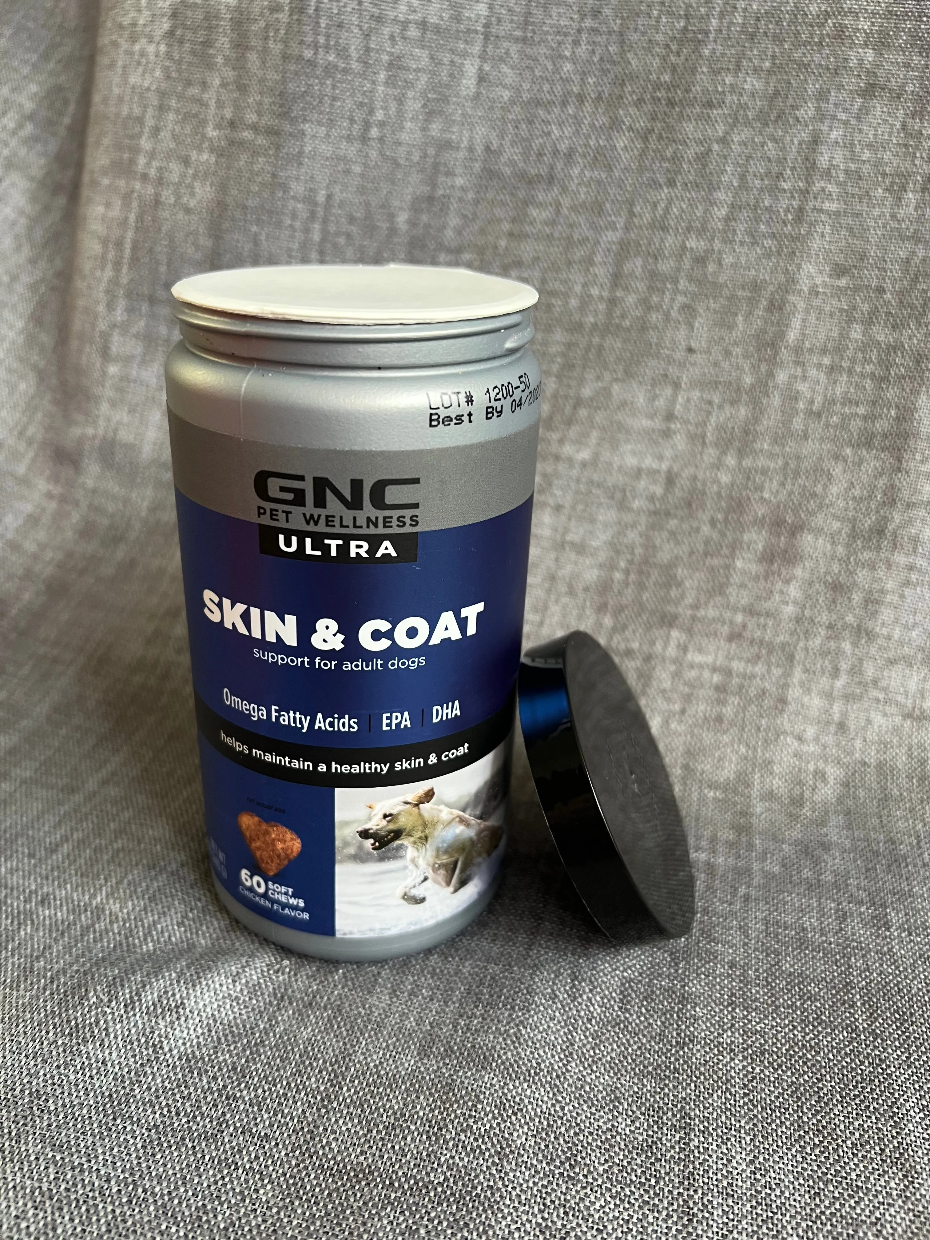 GNC Skin and Coat Pet Vitamins - New