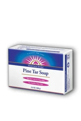 Heritage Store Soap-Pine Tar 3.5 oz Soap