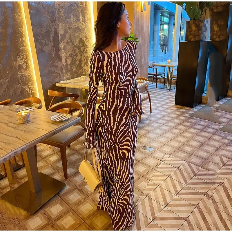 Izzy Zebra Print Dress