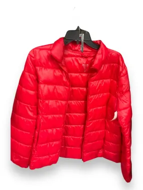 Jacket Puffer & Quilted By Aqua In Red, Size: L