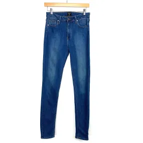 Just Black Medium Wash High-Rise Jeans- Size 28 (Inseam 30")