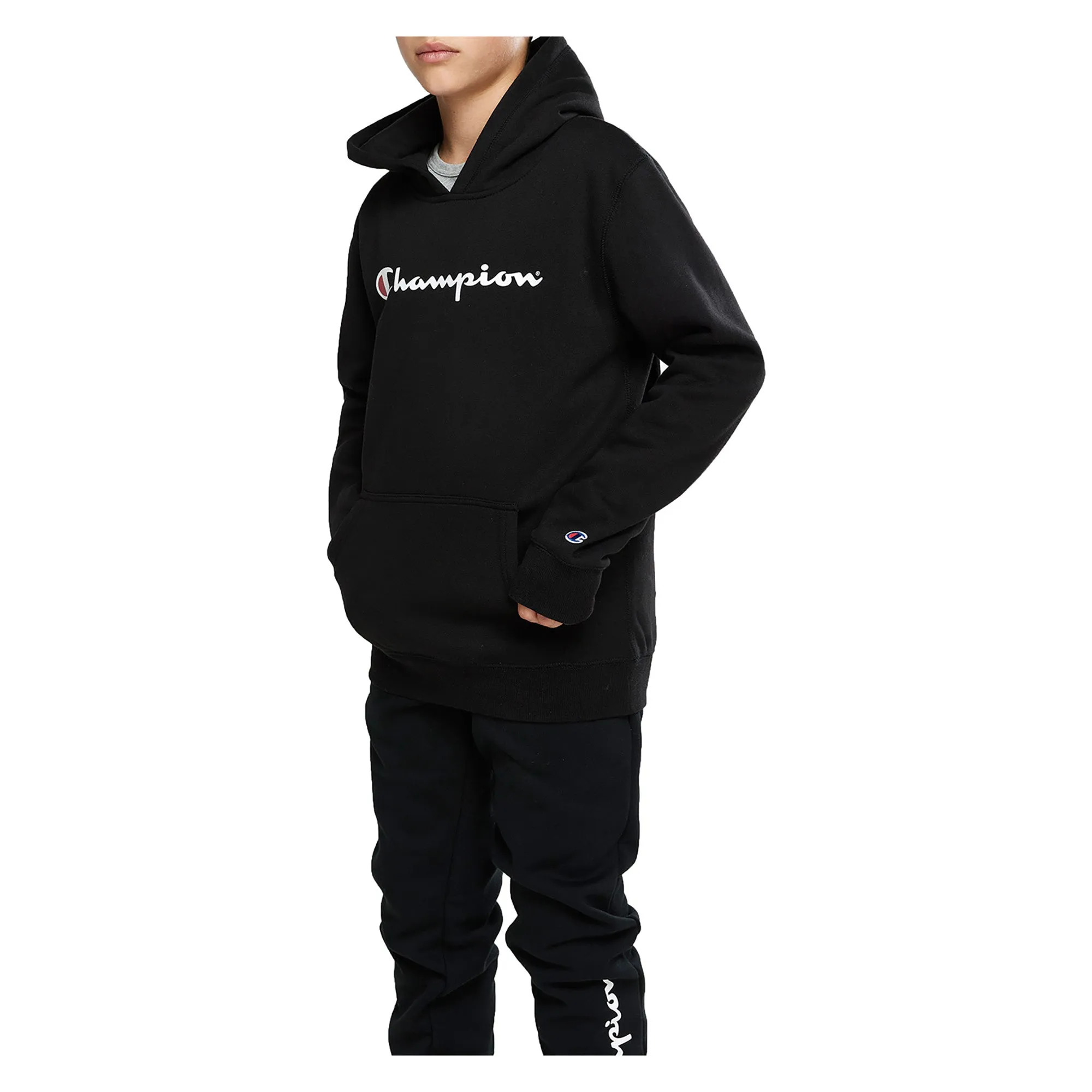 Kid's Script Pullover Hoodie
