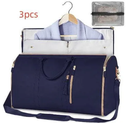 Large Capacity Travel Folding Suit Duffle Bag