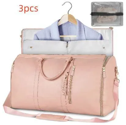 Large Capacity Travel Folding Suit Duffle Bag