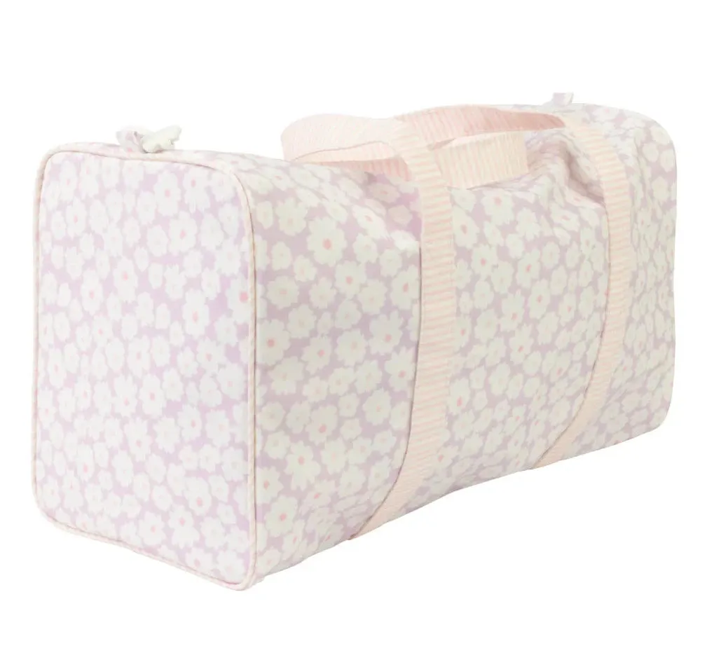 Lavender Daisies Duffle Bag