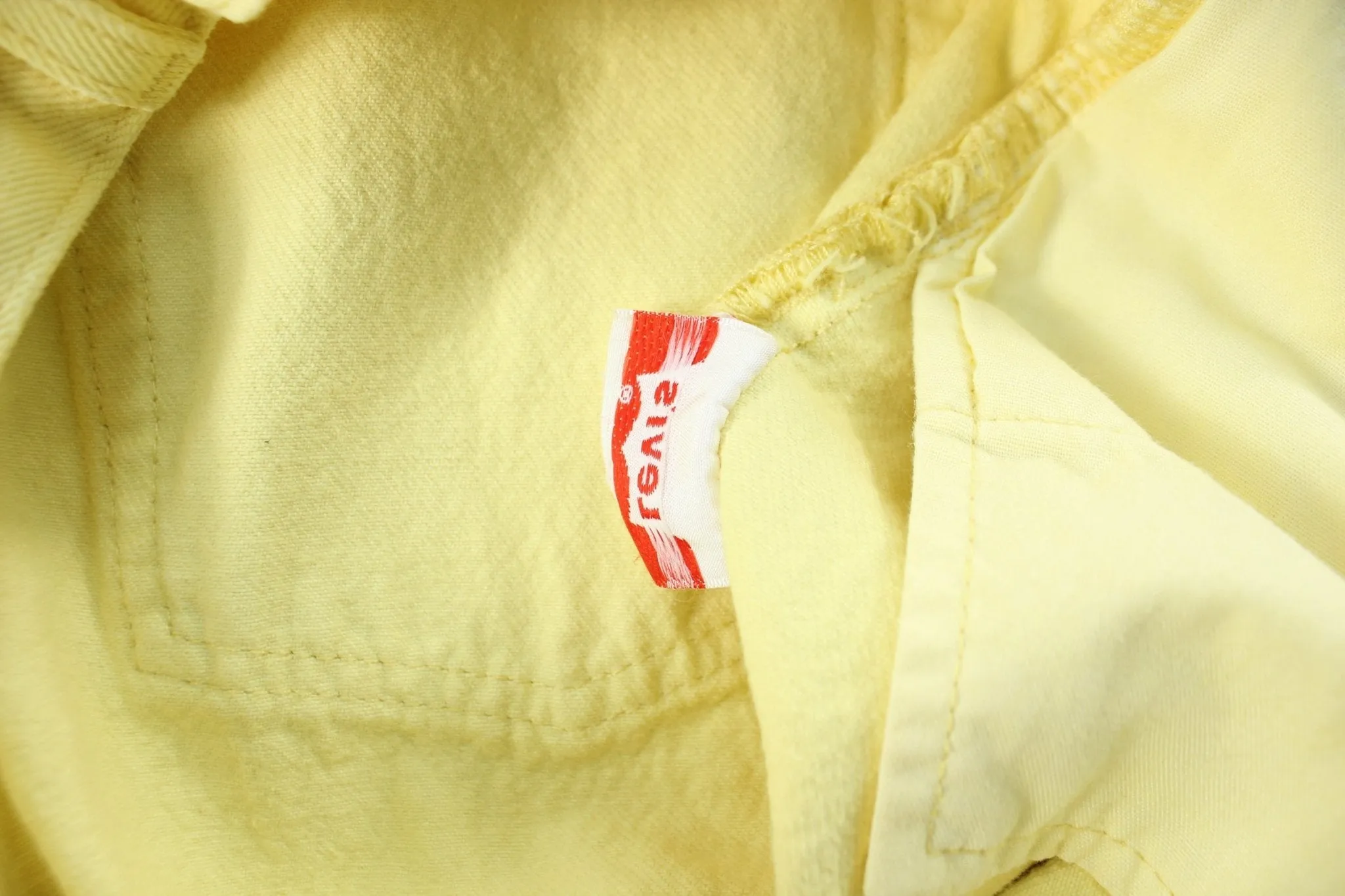 Levi's Red Tab Yellow Denim Jeans