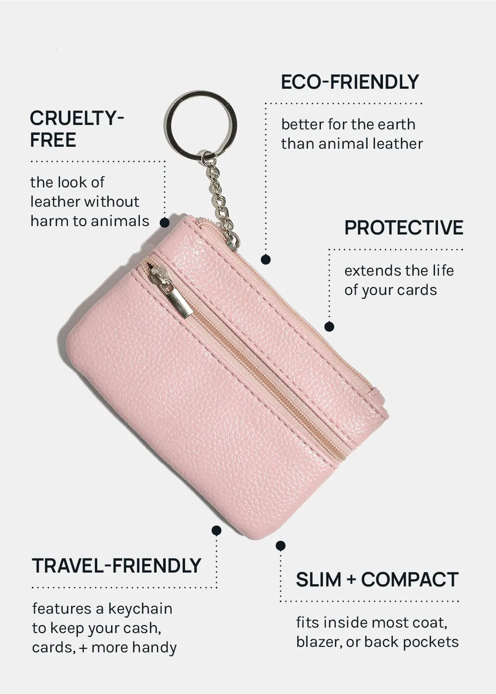 Miss A Vegan Leather Coin Purse