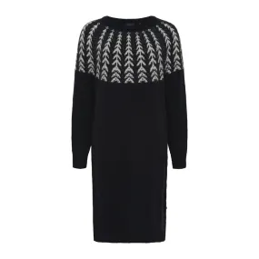 Monica Knit Dress - SR Navy