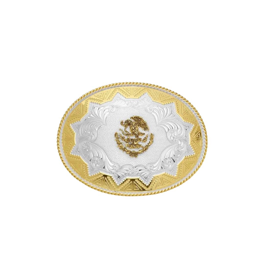 Montana Men's Southwest Sun Large Two Tone Belt Buckle