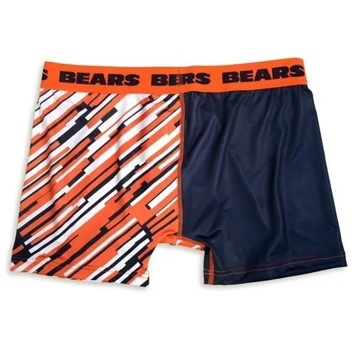 NFL Mens Wordmark Compression Shorts Underwear Chicago Bears