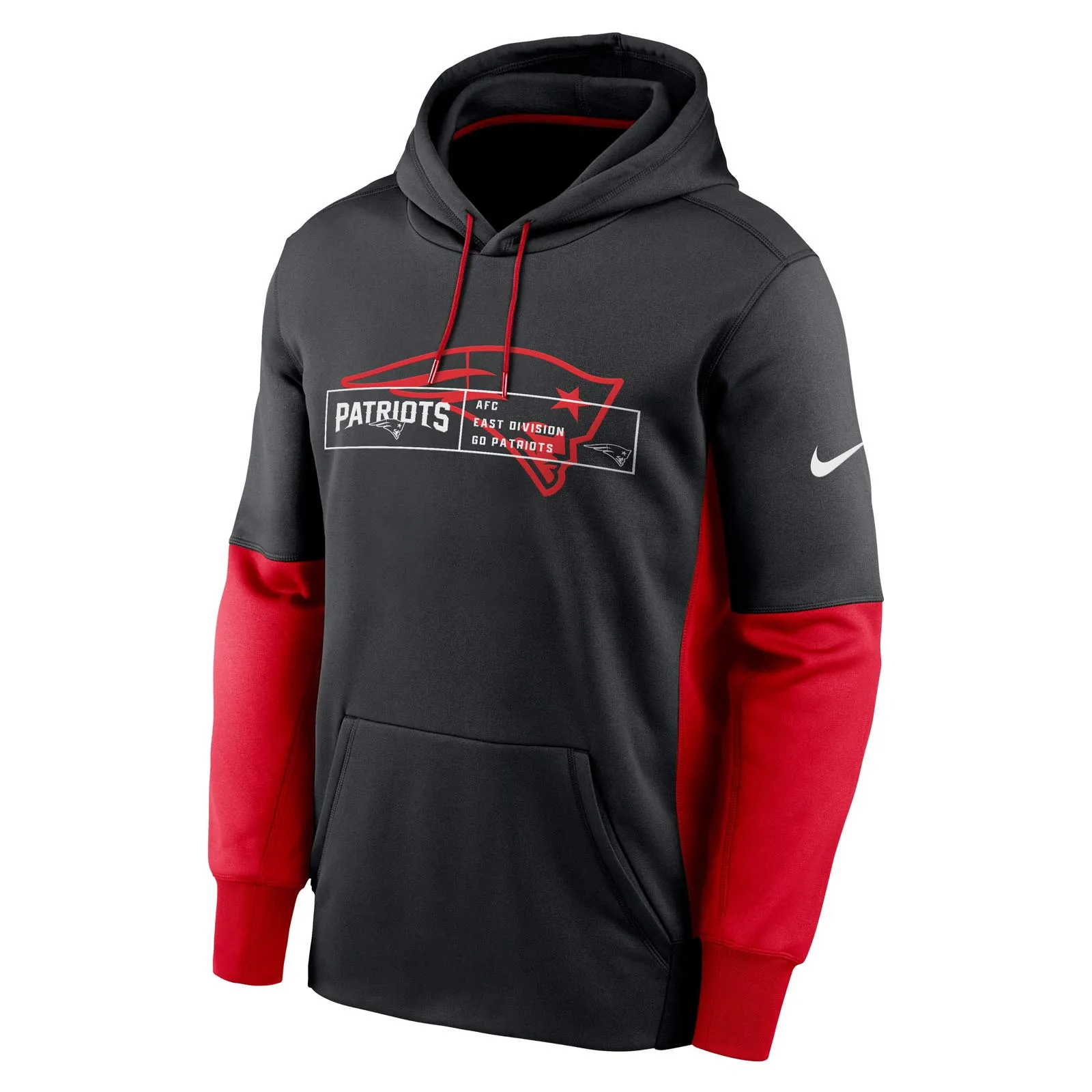 Nike New England Patriots Therma Colour Block Hoodie