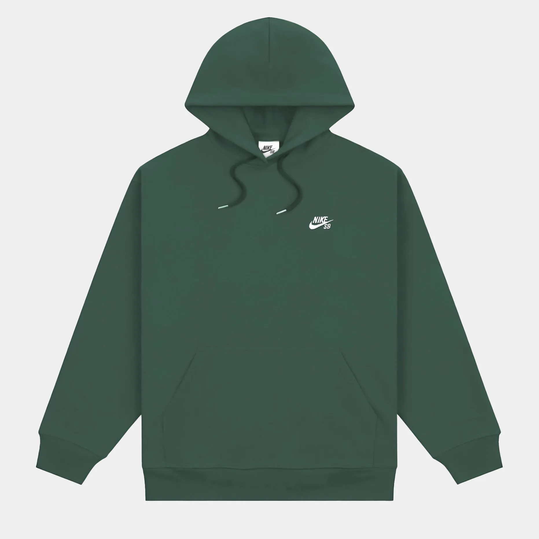 NIKE SB PULLOVER SKATE HOODIE - VINTAGE GREEN/WHITE