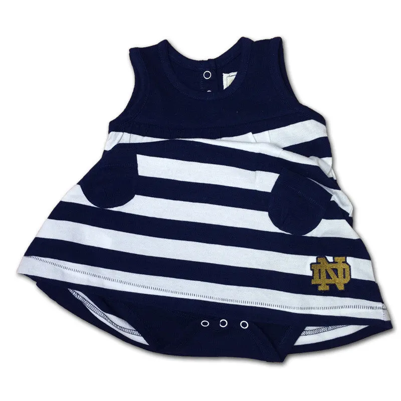 Notre Dame Stripes & Pockets Dress