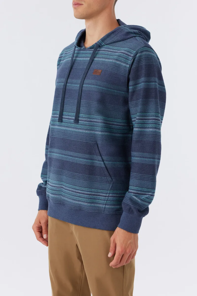O'Neill Bavaro Stripe Pullover Sweatshirt-Navy 2