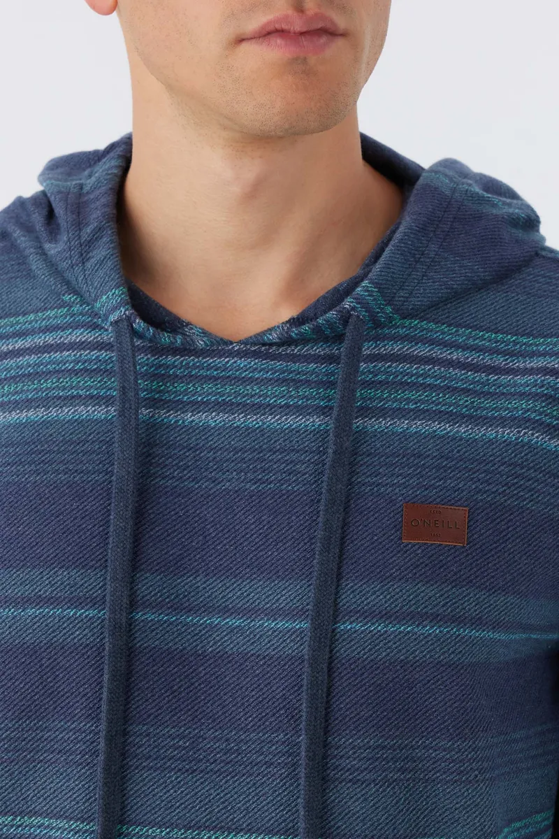 O'Neill Bavaro Stripe Pullover Sweatshirt-Navy 2