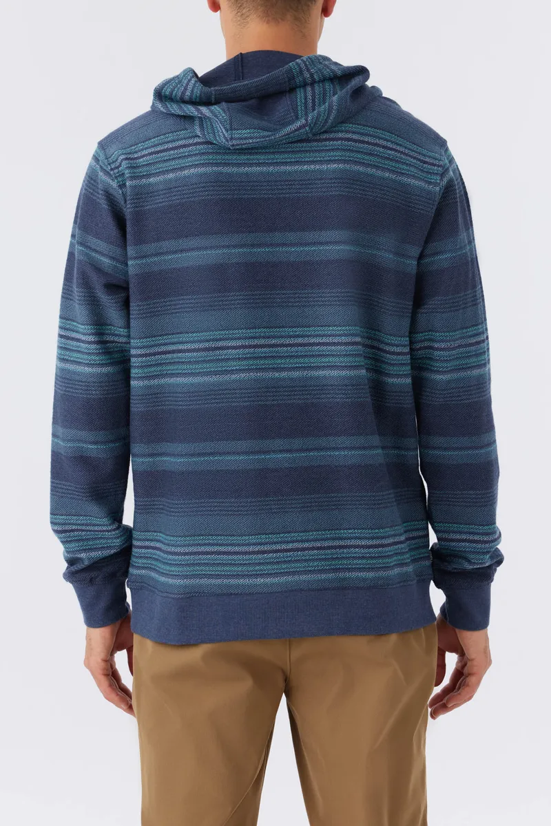O'Neill Bavaro Stripe Pullover Sweatshirt-Navy 2