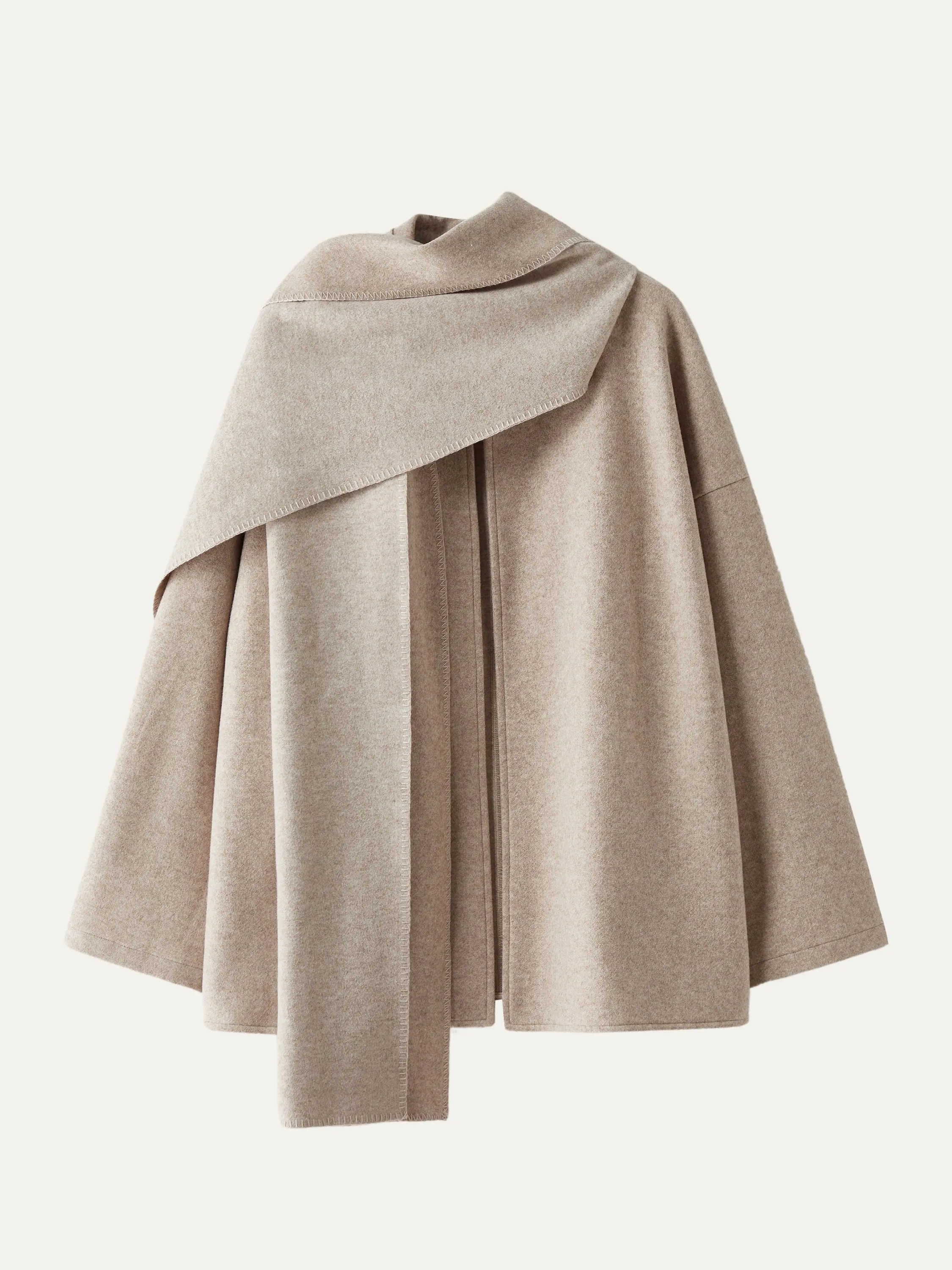 Oversized Scarf Jacket