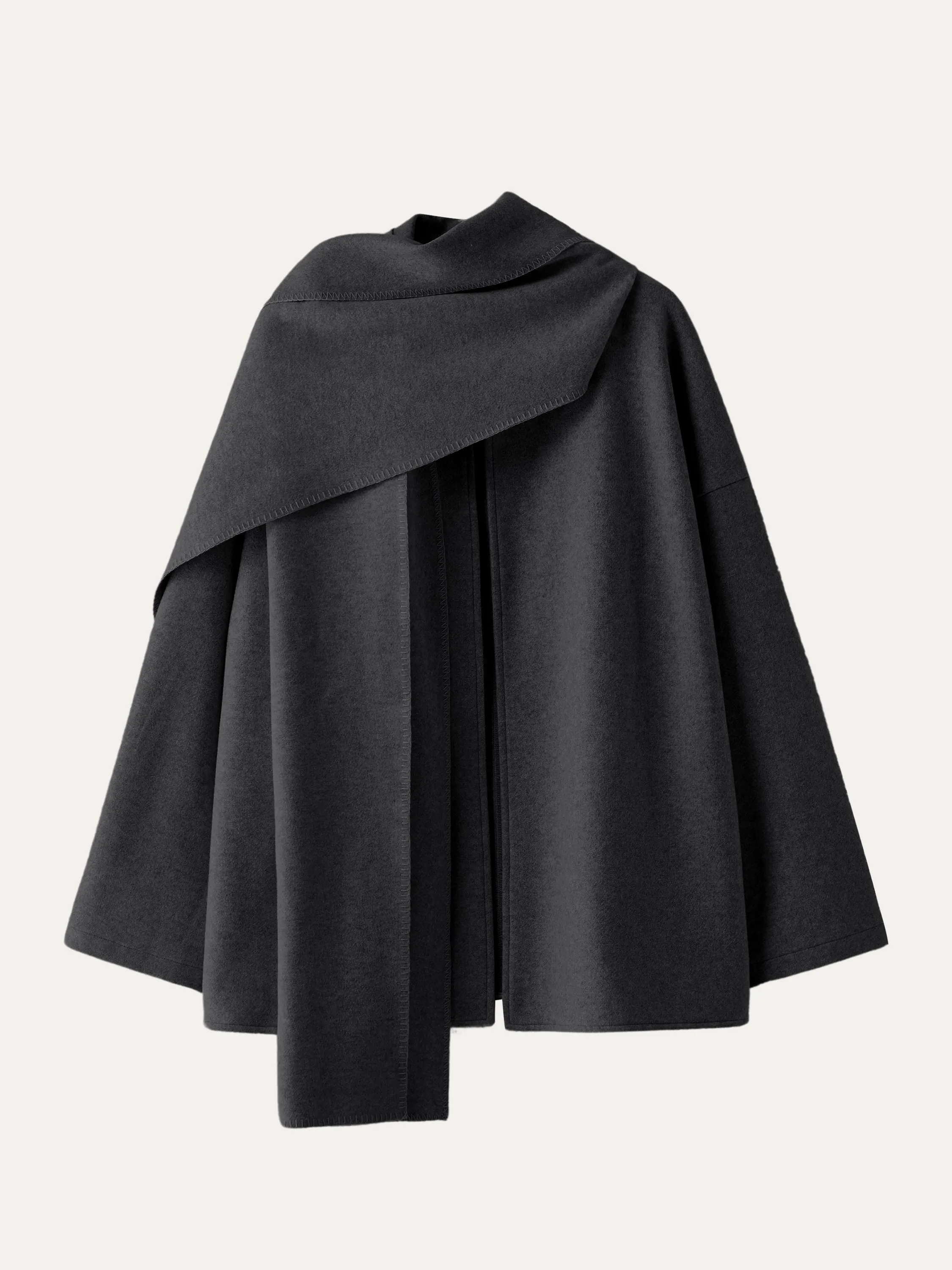 Oversized Scarf Jacket