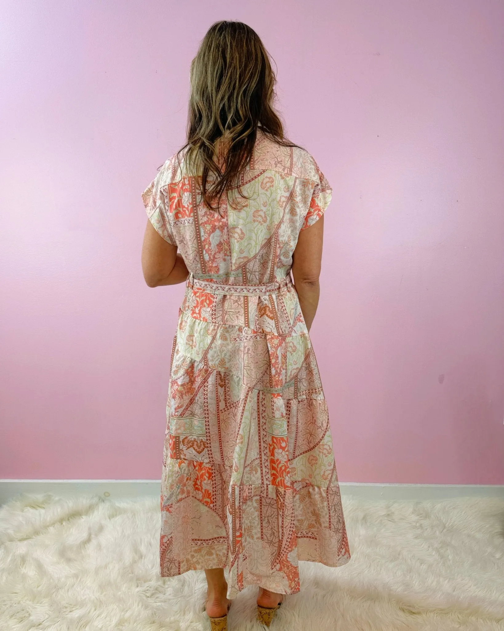 Painted Mirage Maxi Dress