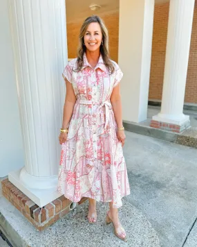 Painted Mirage Maxi Dress