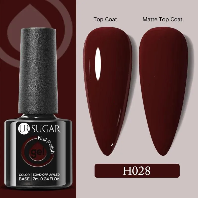 Professional Gel Polish Kit: Salon-Quality Matte Finish & No Wipe Top Coat