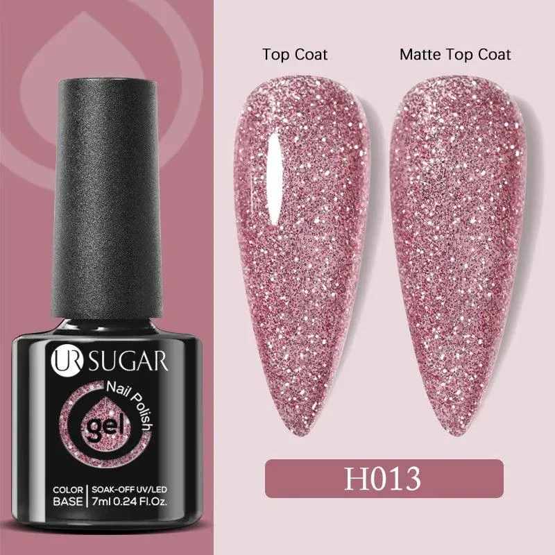 Professional Gel Polish Kit: Salon-Quality Matte Finish & No Wipe Top Coat