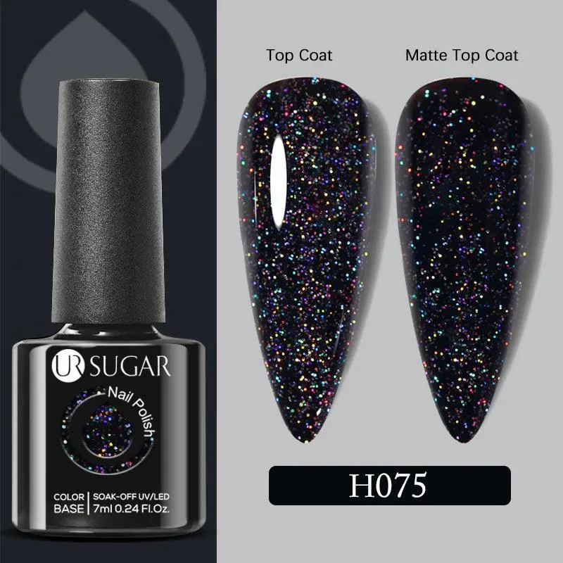 Professional Gel Polish Kit: Salon-Quality Matte Finish & No Wipe Top Coat